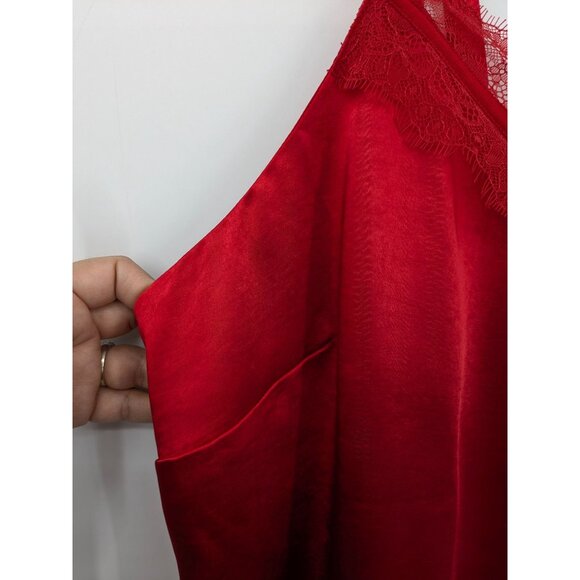 Skies Are Blue Curvy Camisole Top Women Plus Size 2X Lace Satin Romantic Office - Picture 6 of 8